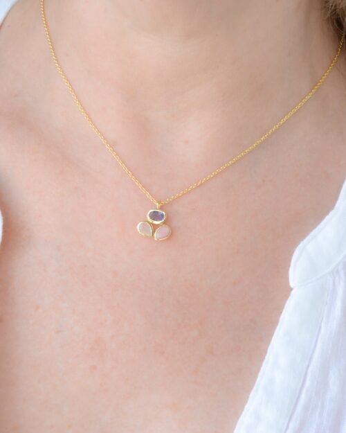 Multigem Pendant Necklace